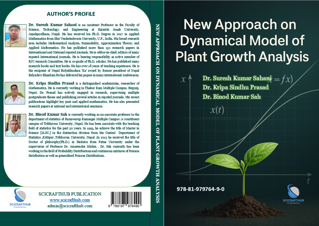 NEW APPROACH ON DYNAMICAL MODEL OF PLANT GROWTH ANALYSIS
